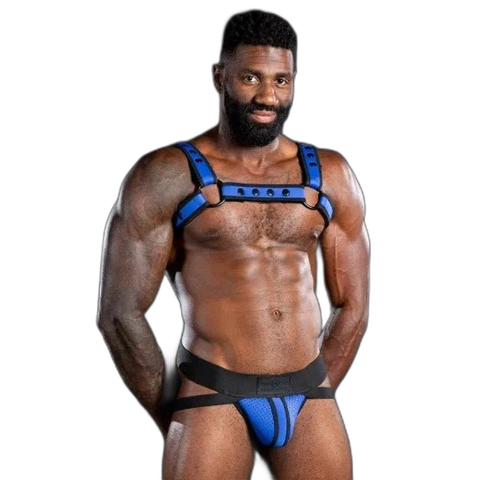 Mr S Leather NEO AIR MESH Jock | Blue