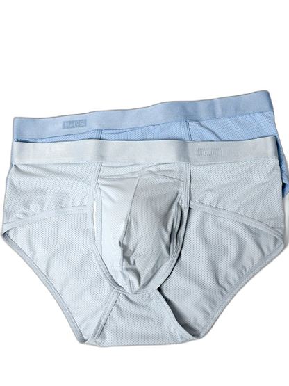 4 Pack Men's Large Pouch Separation Ice Silk Briefs