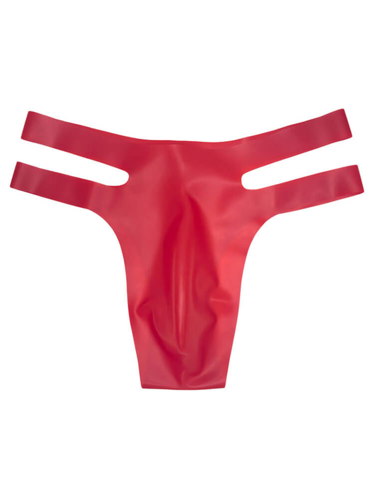 Men's Sexy High-Elastic Seamless Latex Thong