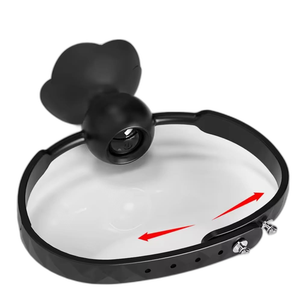 Blazing Rose - Silicone Rose Ball Gag - Vibrating Bondage Toy