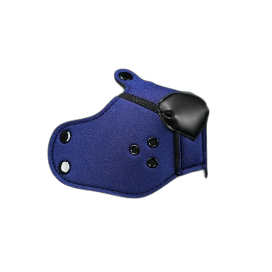 Mr S Leather NEOPRENE Puppy K9 Muzzle | Navy Blue