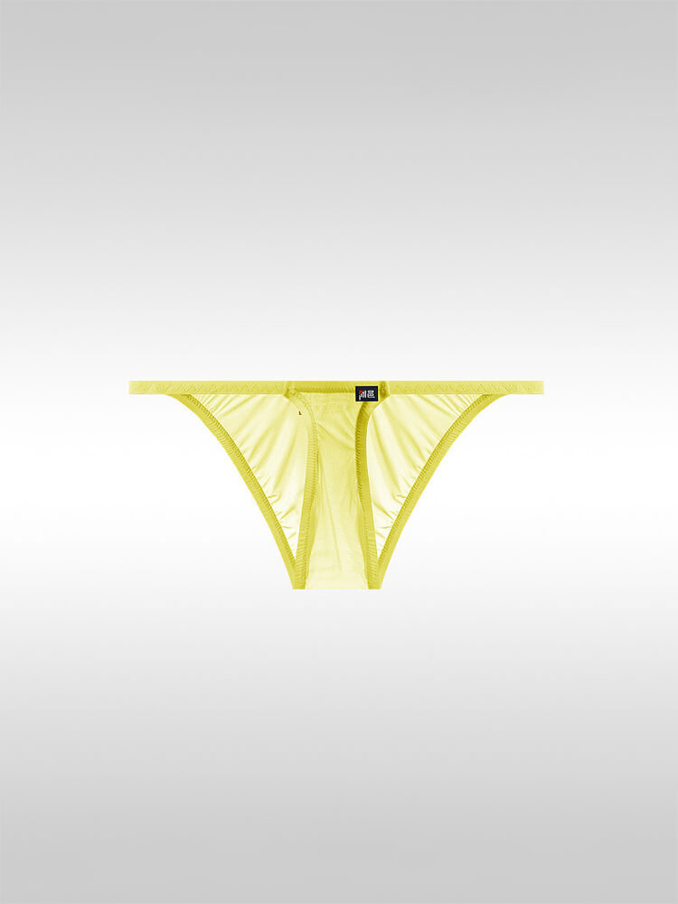 Men's Low-Rise Sexy Ultra-Thin Sheer Ice-Silk Briefs