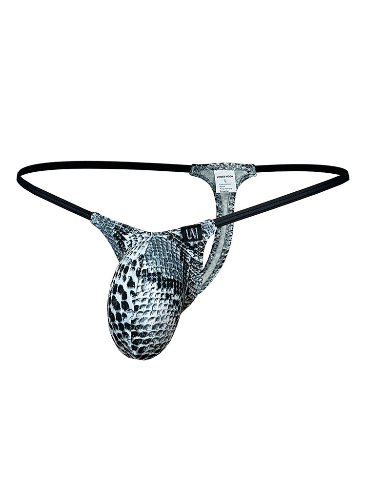 Men's Leopard Camo Prints Low Rise Thong