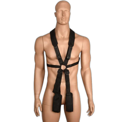 Dual Delight Erotic Sex Sling Harness