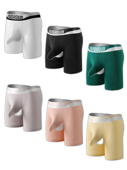 2 Pack Men's Supportive Separated Pouch Ultra-Soft Anti-Chafing Midway Briefs