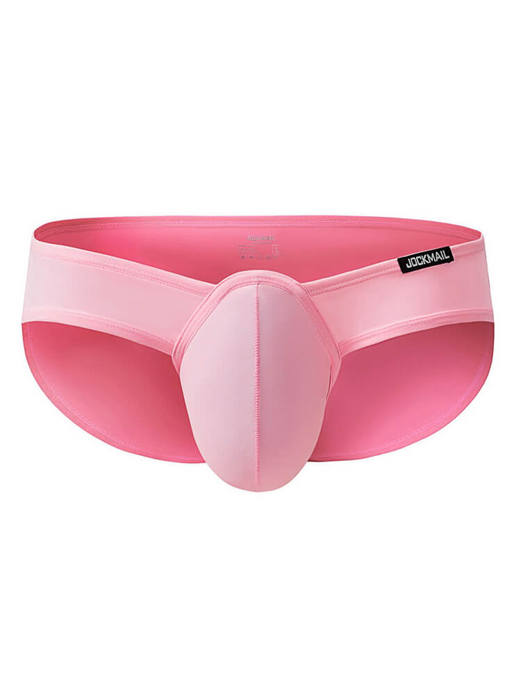 Men's Solid Color Sexy U-Convex Pouch Briefs