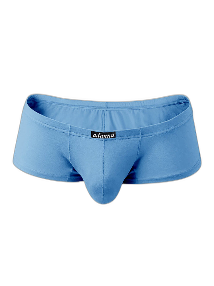 2 Pack Men's Sexy Low-rise Roomy Pouch Trunks