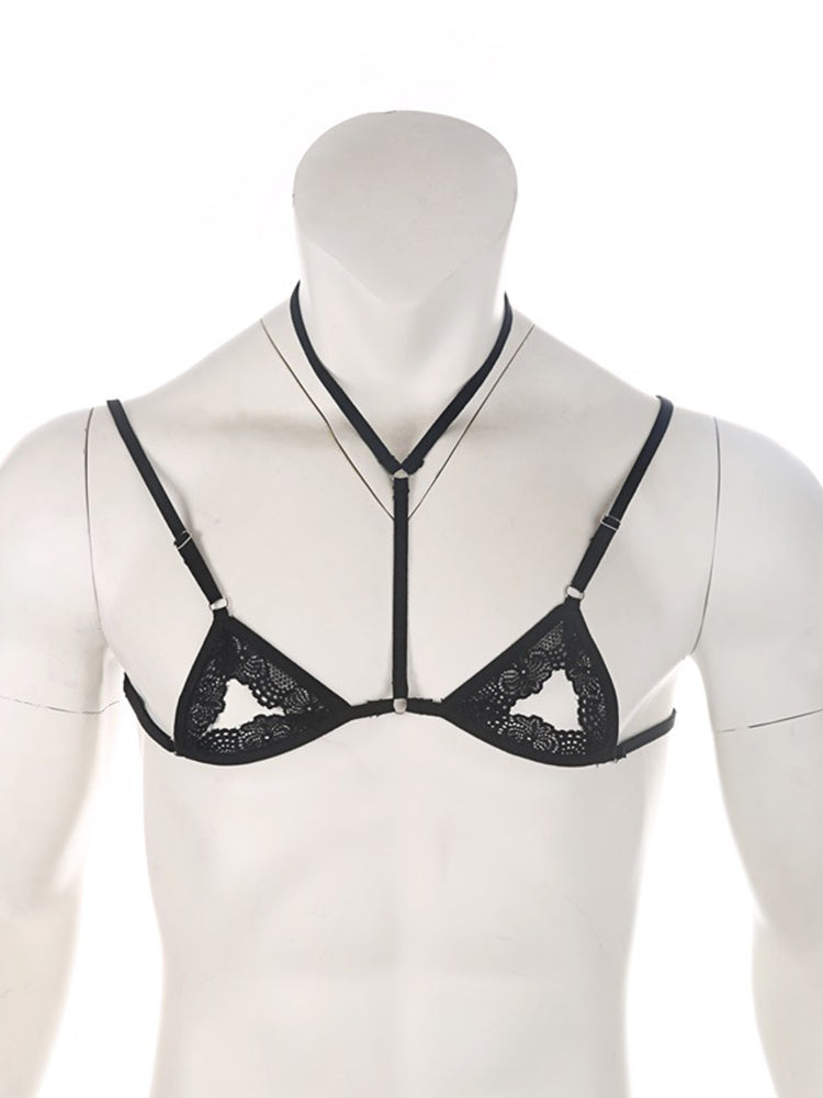 Men's Adjustable Breastless Bra