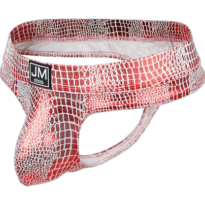 Jockmail Snakeskin Thong