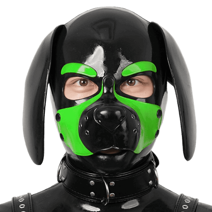 Furrjoi Silicone Beagle Hood Lime Green