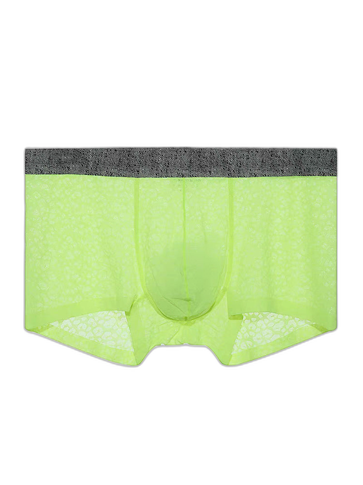 3 Pack Men's Lace Breathable Sweat-Wicking Trunks