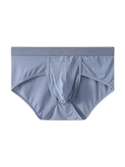 4 Pack Men's Large Pouch Separation Ice Silk Briefs