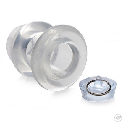 Ass Bung Clear Hollow Anal Dilator with Plug
