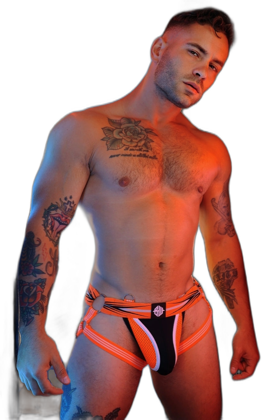 Breedwell Circuit Breaker Jockstrap Neon Orange