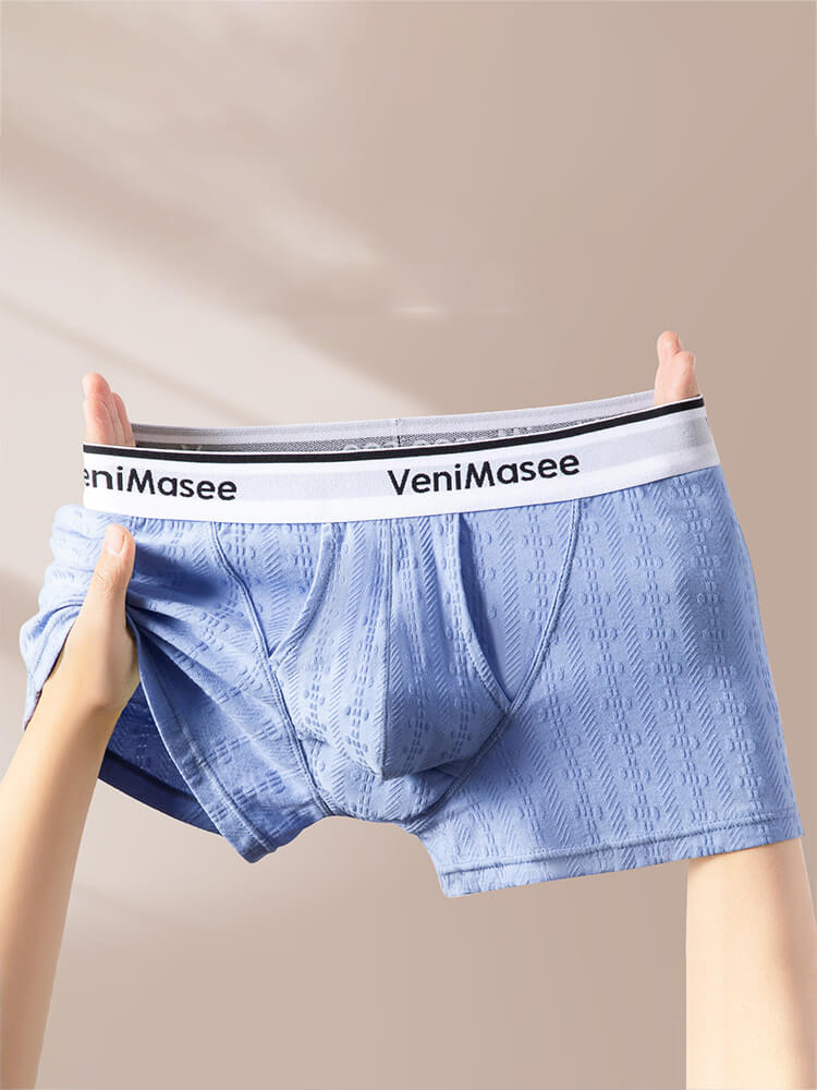 Men's Antibacterial Breathable Cotton Boxer Briefs