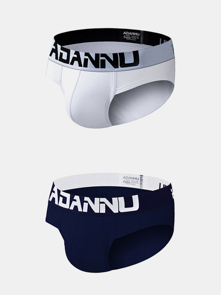 2 Pack Cotton 3D Large Pouch Men's Underwear