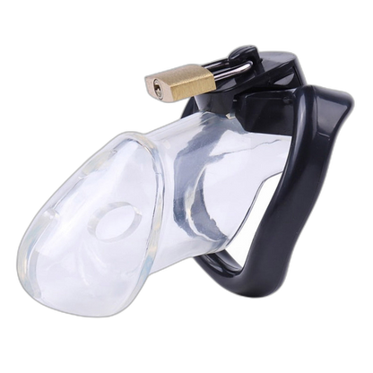 LOCK4D Rikers Chastity Cock Cage Transparent