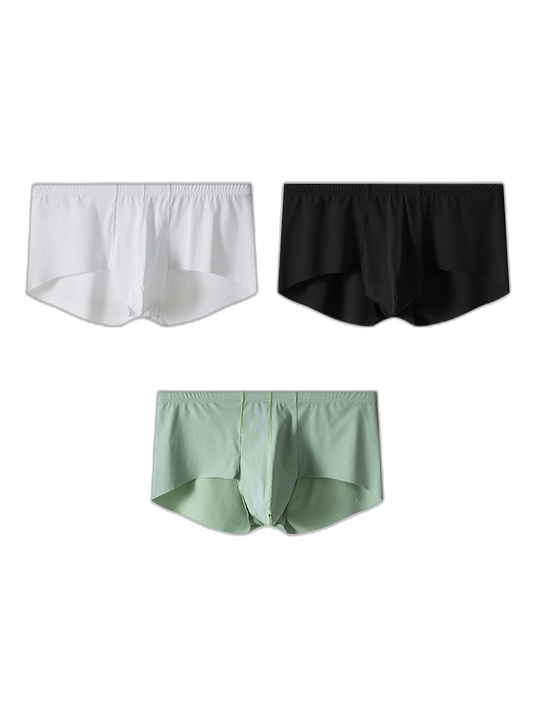 3 Pack Men's Cooling Seamless Trunks