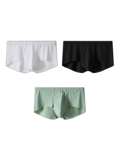 3 Pack Men's Cooling Seamless Trunks