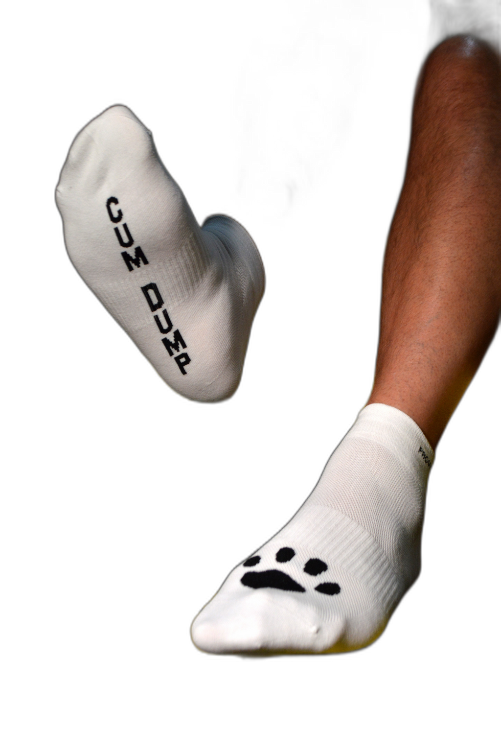 Prowler RED Cum Dump Ankle Socks White Black