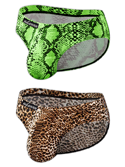 Men’s Sexy Leopard Print Pouch Briefs