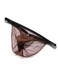 Men's Sexy Low-Rise Sheer Semi-Cheeky Briefs