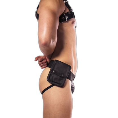 Prowler Red Leather Pouch Wallet Black