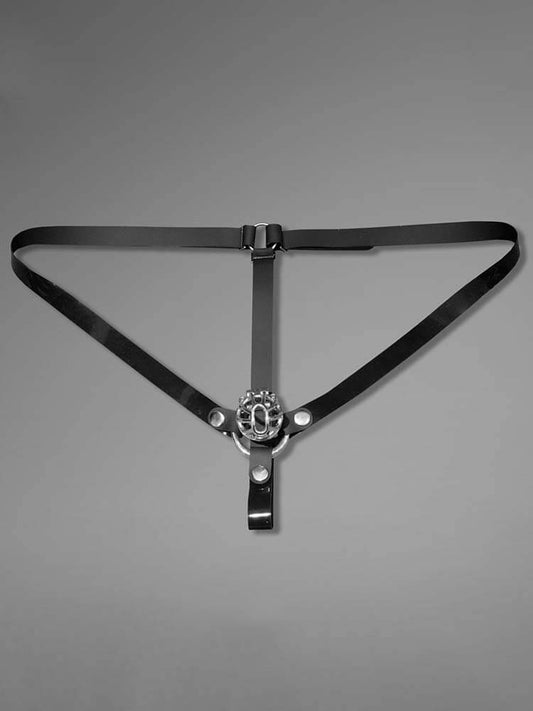 Chastity Lock CB Lock Silicone Three-Way Fixing Strap