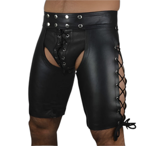Leather Laced Chaps