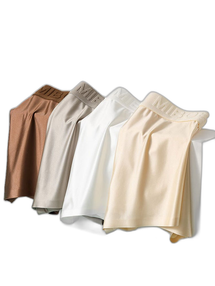2 Pack Men's Premium Ice Silk Ultra-Soft Lightweight & Airy Trunks
