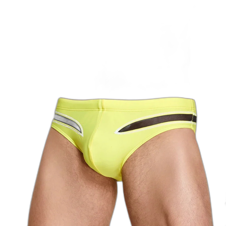 SEOBEAN Poolside Play Mesh Swim Briefs