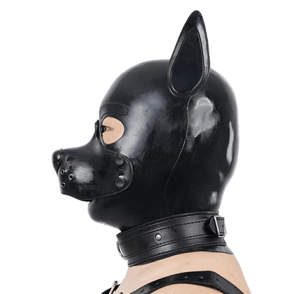 Furrjoi Silicone Pup Hood Black