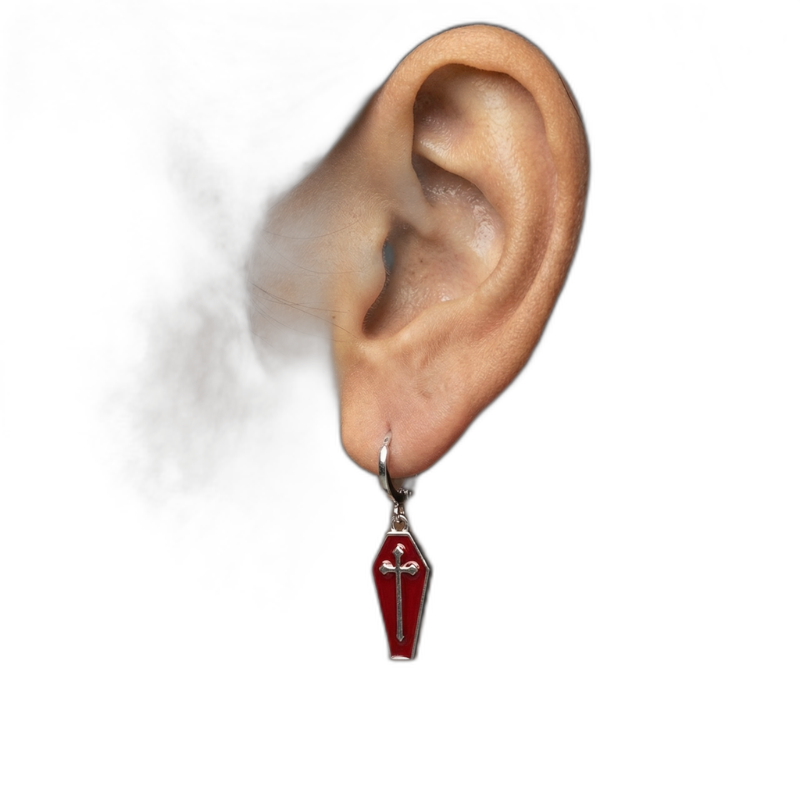 Coffin Earrings