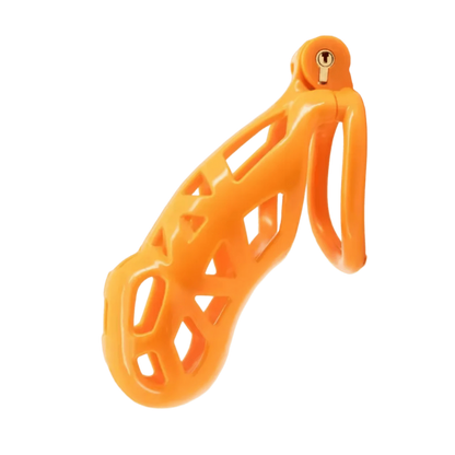 Chastity Cage Obedient Orange