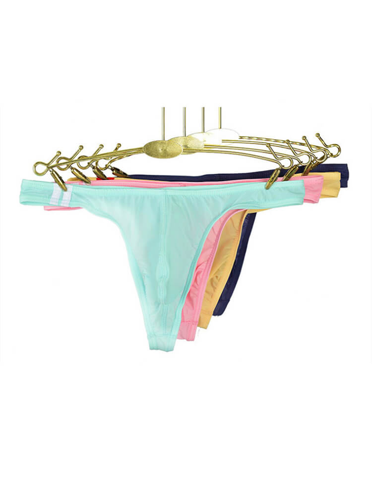 Men's Sexy Thin Low-Rise U-Convex Pouch Thong