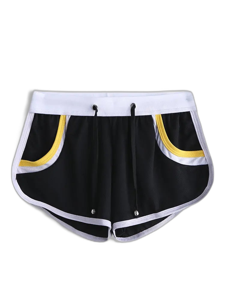 2 Pack Drawstring Leisure Men's Loose Boxer Shorts
