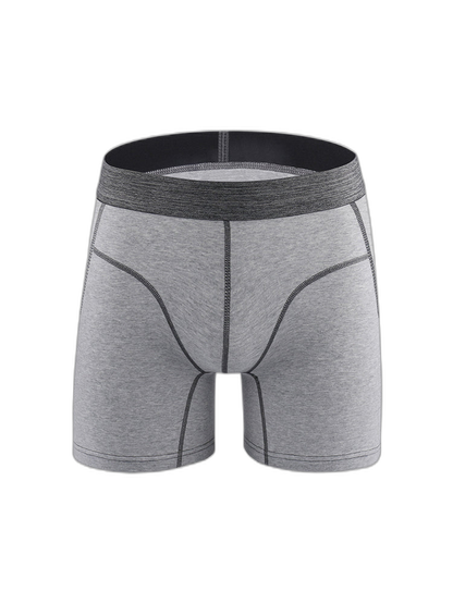 Men's Sport Anti-Chafing Cotton Boxer Briefs