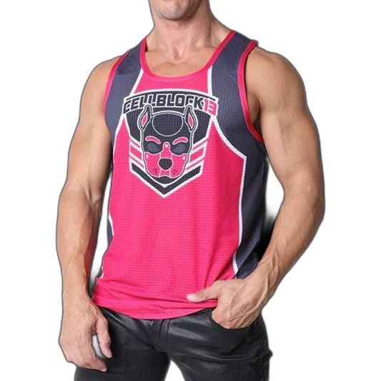 Cell Block 13 Spitfire Tank Top Pink