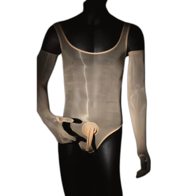 Queer Glow-Up Shiny Member Bodysuit