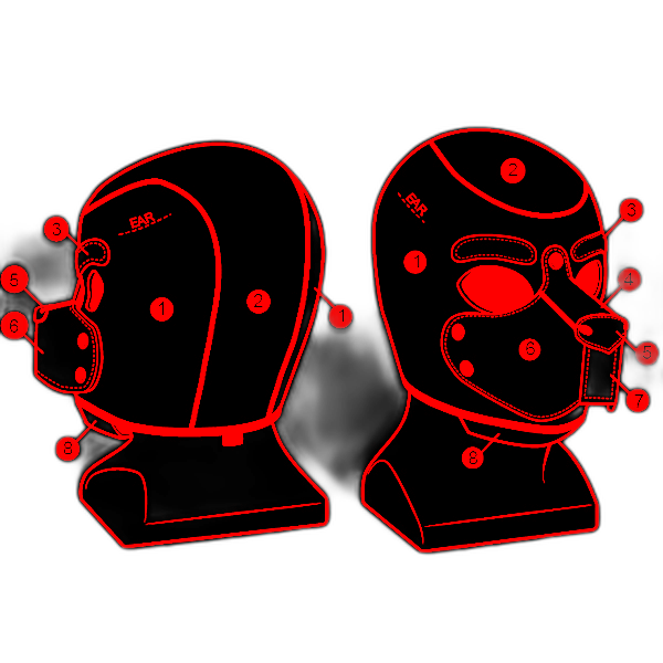 Build Your Own MR.S Neoprene K9 Hood