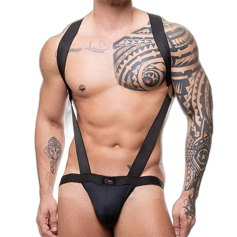 Rainbow Pride Suspender Underwear Outfit