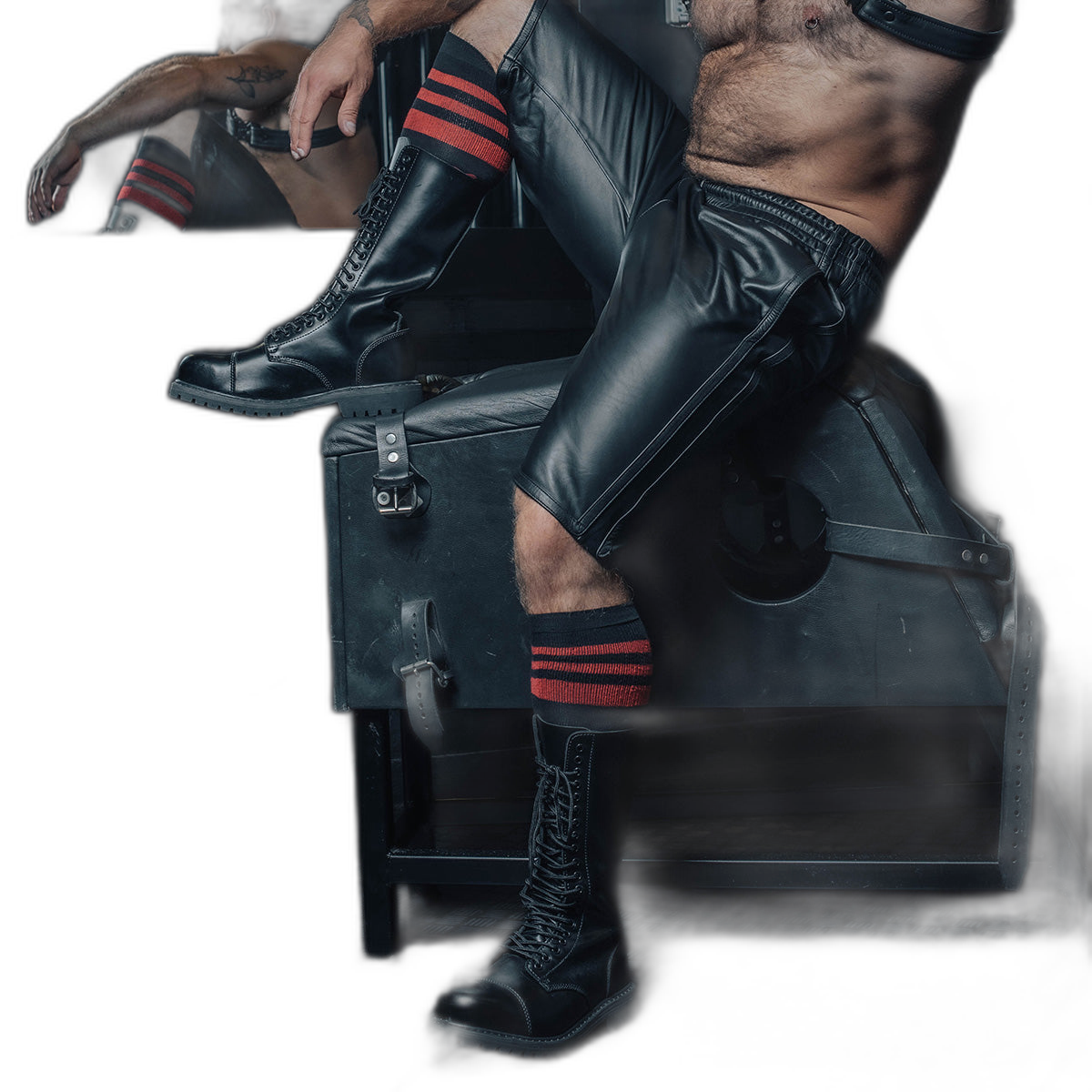 Prowler RED Leather 20 Hole Boots UK Sizes