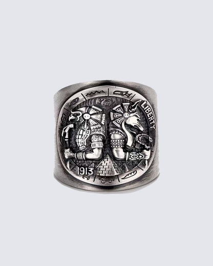 Horus Thai Silver Ring