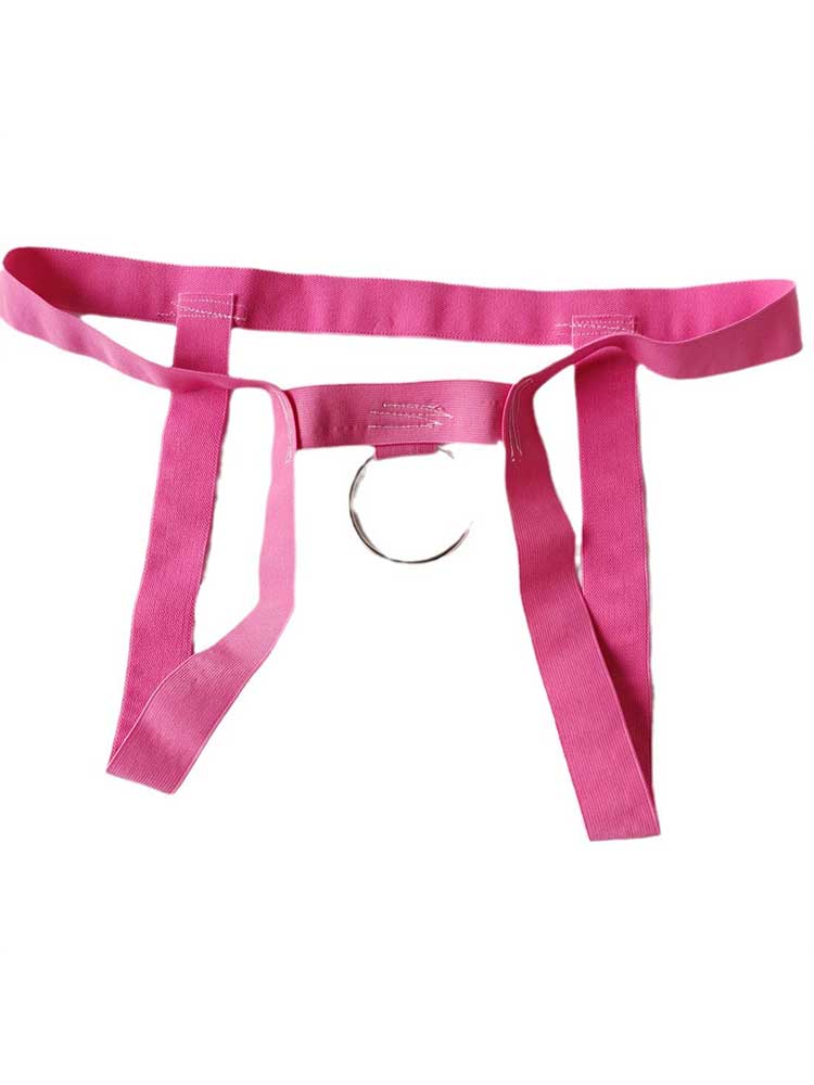 Men's Solid Color Sexy Hang Ring Jockstrap