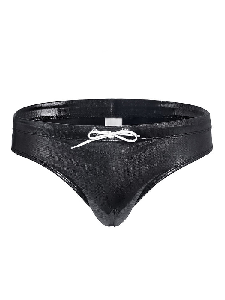 Men's Reflective Laser Cup Swim Briefs
