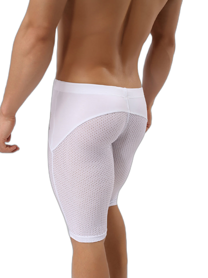 Men’s Athletic Compression Tight Shorts with Drawstring