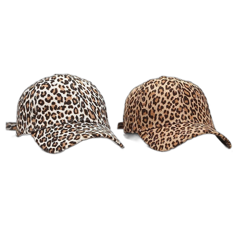 Adjustable Leopard Print Cap