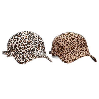 Adjustable Leopard Print Cap