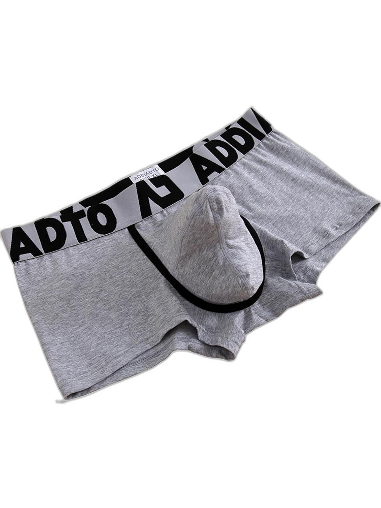 2 Pack Men's Gun and Bullet Separation Large Pouch U-Convex 3D Cut Loose Trunks