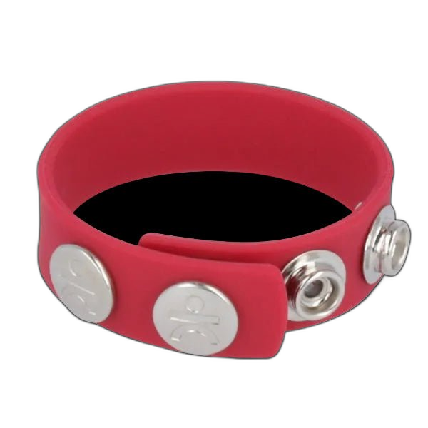 Titus Silicone Cock & Ball Strap Red